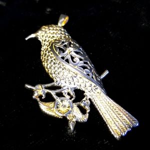 Vintage Bird pendant 925 Jezlaine